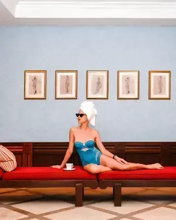 Lifestyle Spa Loungers With Model